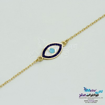 دستبند طلا - طرح چشم