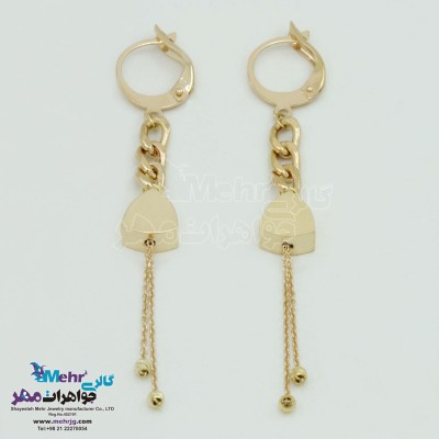 گوشواره طلا - طرح کارتیه