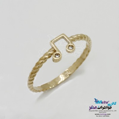 انگشتر طلا - طرح نت موسیقی