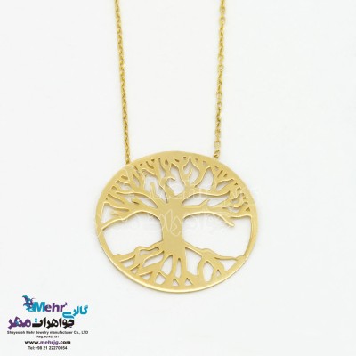 گردنبند طلا - طرح درخت زندگی