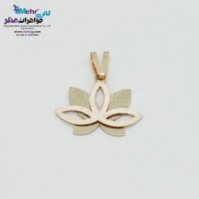 آویز طلا - طرح لوتوس