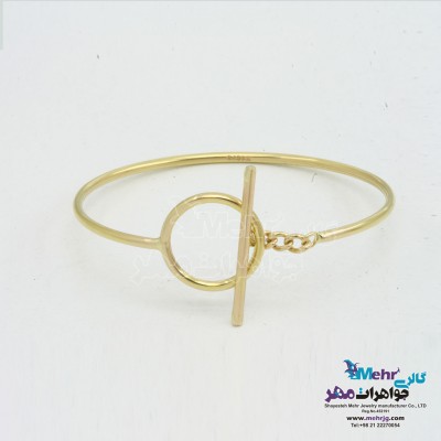 دستبند طلا - طرح هندسی