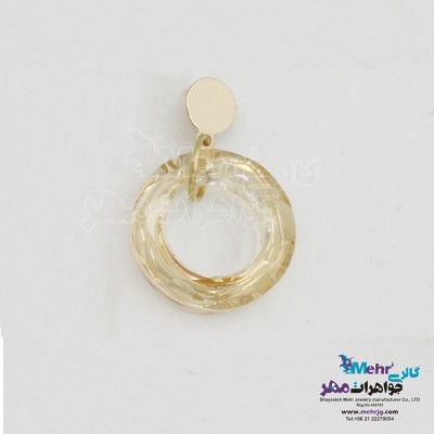 آویز طلا - سنگ سواروسکی رینگ