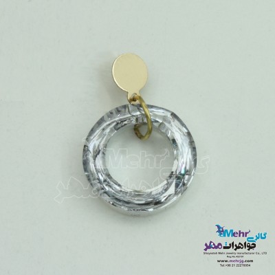 آویز طلا - سنگ سواروسکی رینگ