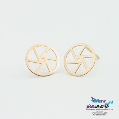 گوشواره طلا - طرح هندسی