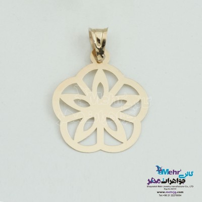 آویز طلا - طرح گل