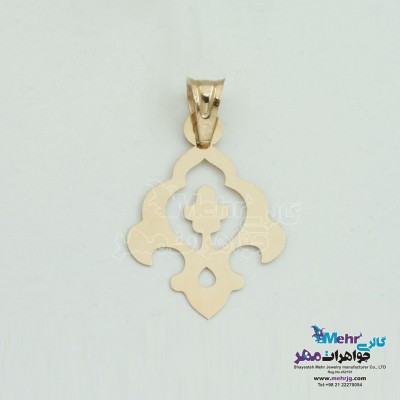 آویز طلا - طرح اسلیمی