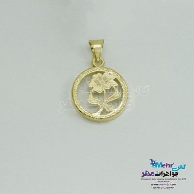 آویزطلا - طرح گل