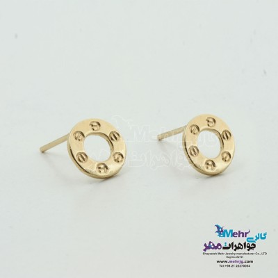 گوشواره طلا - طرح کارتیه