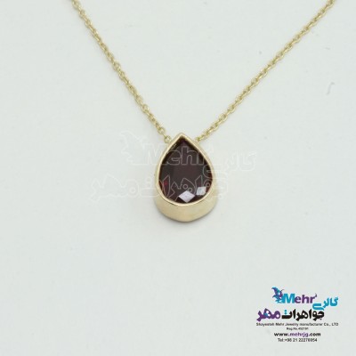 گردنبد طلا -  طرح اشک