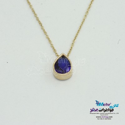 گردنبند طلا - طرح اشک