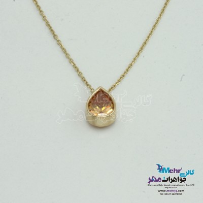 گردنبند طلا - طرح اشک