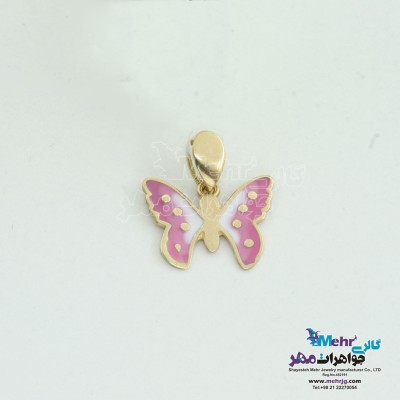 اویز طلا - طرح پروانه