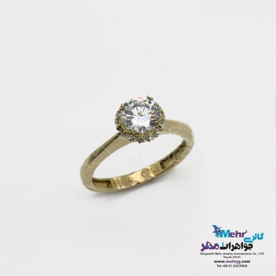انگشتر طلا - طرح لوکس