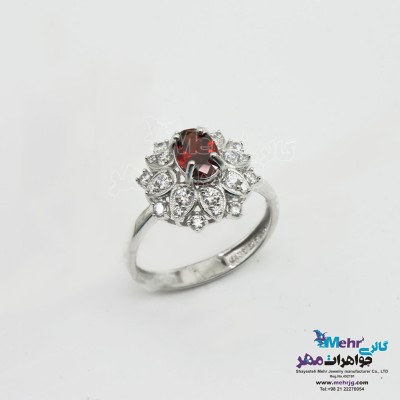 انگشتر طلا - طرح گل