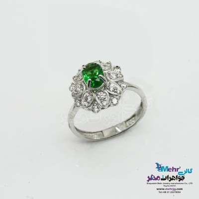 انگشتر طلا - طرح گل