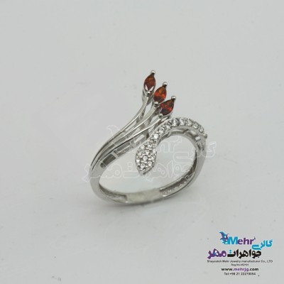 انگشتر طلا - طرح طاووس