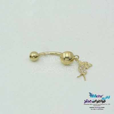 پیرسینگ طلا - طرح فرشته