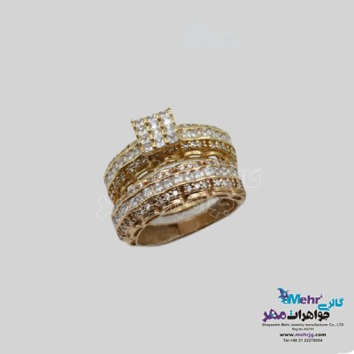 انگشتر طلا - طرح پرنس