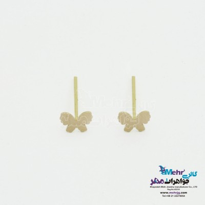 گوشواره طلا - طرح پروانه