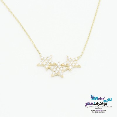 گردنبند طلا - طرح ستاره