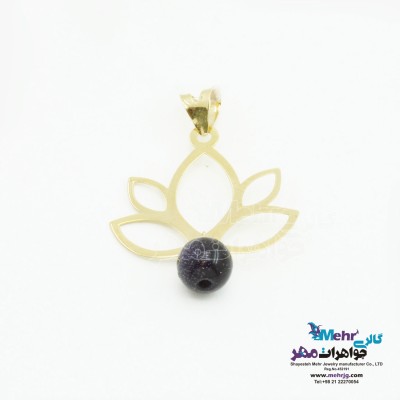 آویز طلا - طرح لوتوس