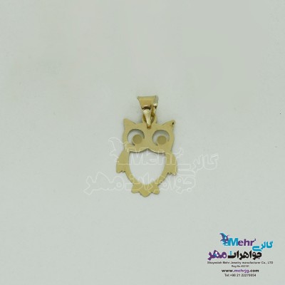 آویز طلا - طرح جغد