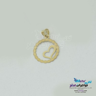 آویز طلا - طرح قلب
