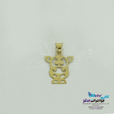 آویز طلا - طرح گاو