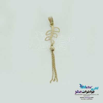 آویز طلا - طرح خوشه