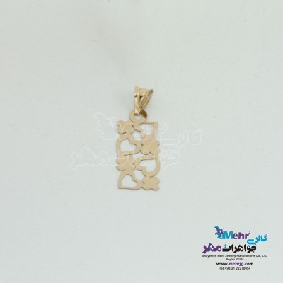 آویز طلا - طرح قلب - ون کلیف