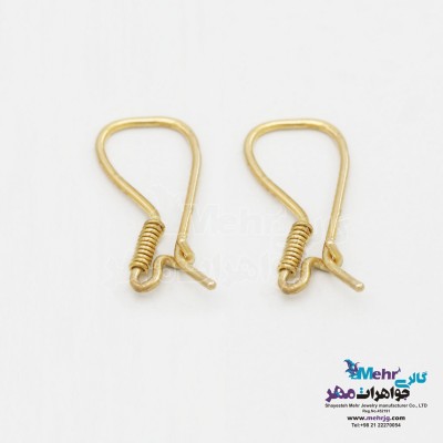 قفل گوشواره عصایی طلا