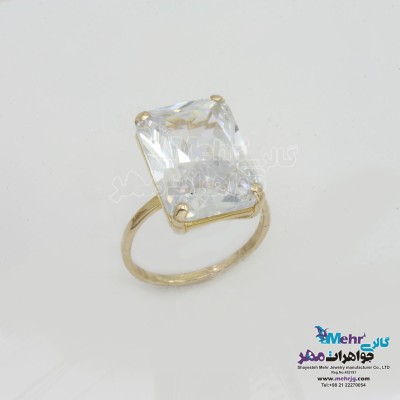 انگشتر طلا - طرح هندسی