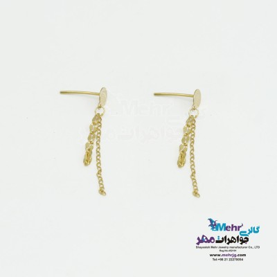 گوشواره طلا - طرح استار