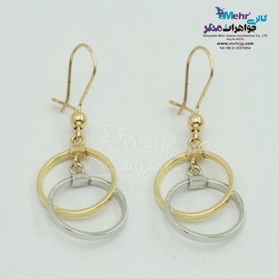 گوشواره طلا - طرح هندسی