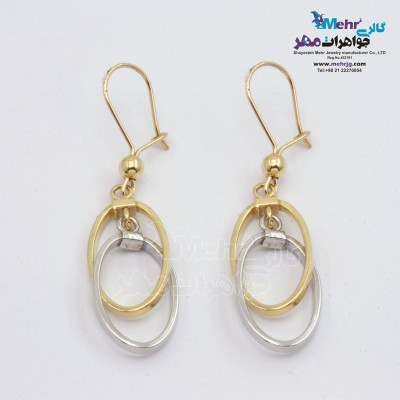 گوشواره طلا - طرح هندسی