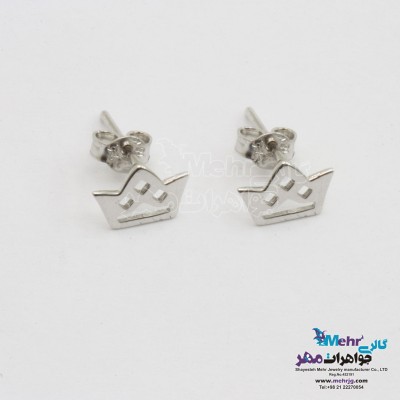 گوشواره طلا - طرح تاج