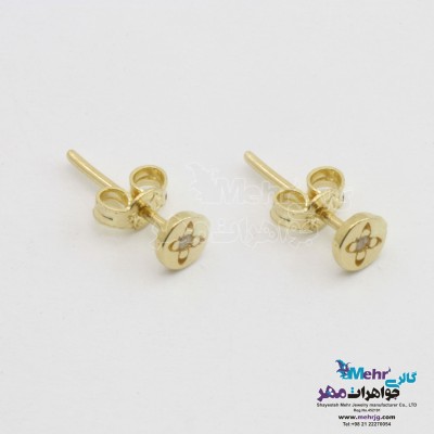 گوشواره طلا - طرح ون کلیف
