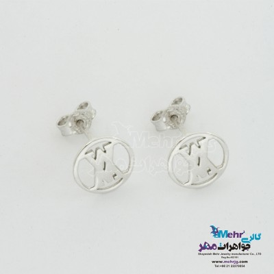 گوشواره طلا - طرح حروف لاتین