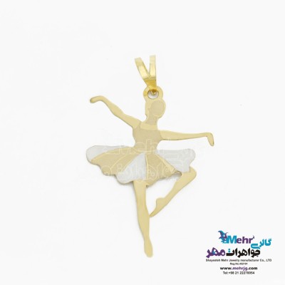 آویز طلا - طرح بالرین