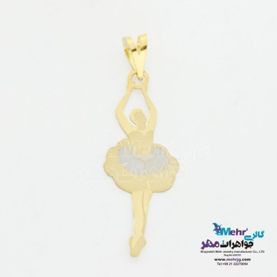 آویز طلا - طرح بالرین