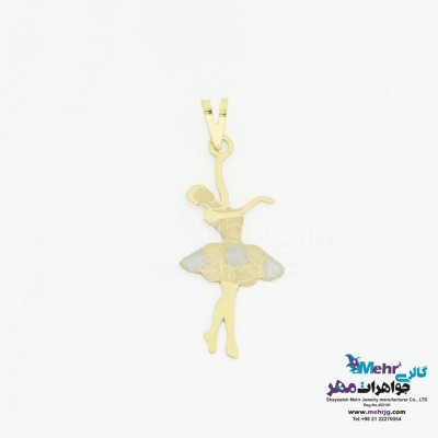 آویز طلا - طرح بالرین