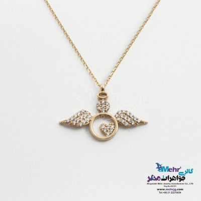 گردنبند طلا - طرح بال فرشته