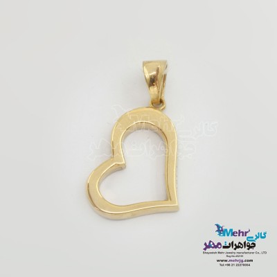 آویز طلا - طرح قلب