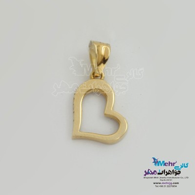 آویز طلا - طرح قلب