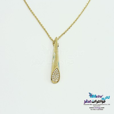 گردنبند طلا - طرح چشم نظر