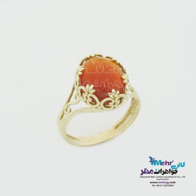 انگشتر طلا - طرح تاج