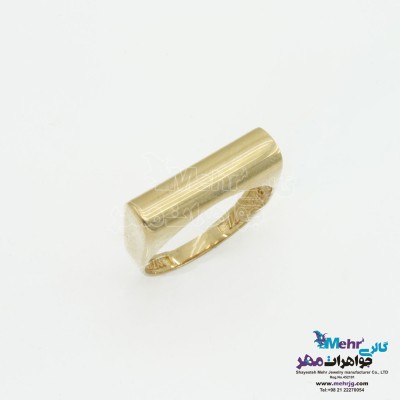 انگشتر طلا - طرح هندسی