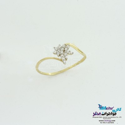 انگشتر طلا - طرح خوشه
