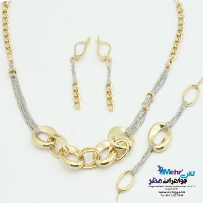 سرویس طلا - گردنبند - دستبند - گوشواره  - طرح کارتیه